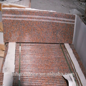 Nice color Maple leaf red natural stone stairs