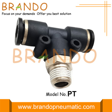 PT Male Branch Tee Pneumatic Hose Fiting