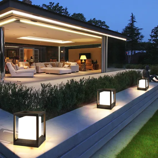 Waterproof Aluminium Garden Lanterns for European Villa Courtyards