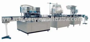 Glass bottle filling machine