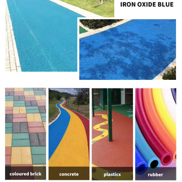 Blaues Eisenoxidpigment für Ziegelbeton