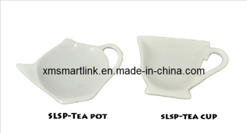 Dolomite Tea Cup, Tea Pot Design Spoon Rest