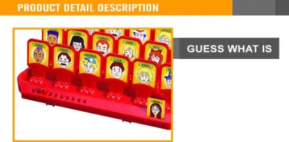 Children Chess Toy Game guess who game