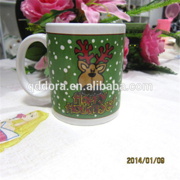 Christmas enamel porcelain mug,coffee mug