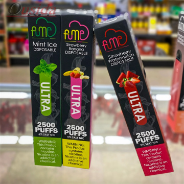 Disposable Vape Fume Ultra 2500Puffs 5% Nic Bulk