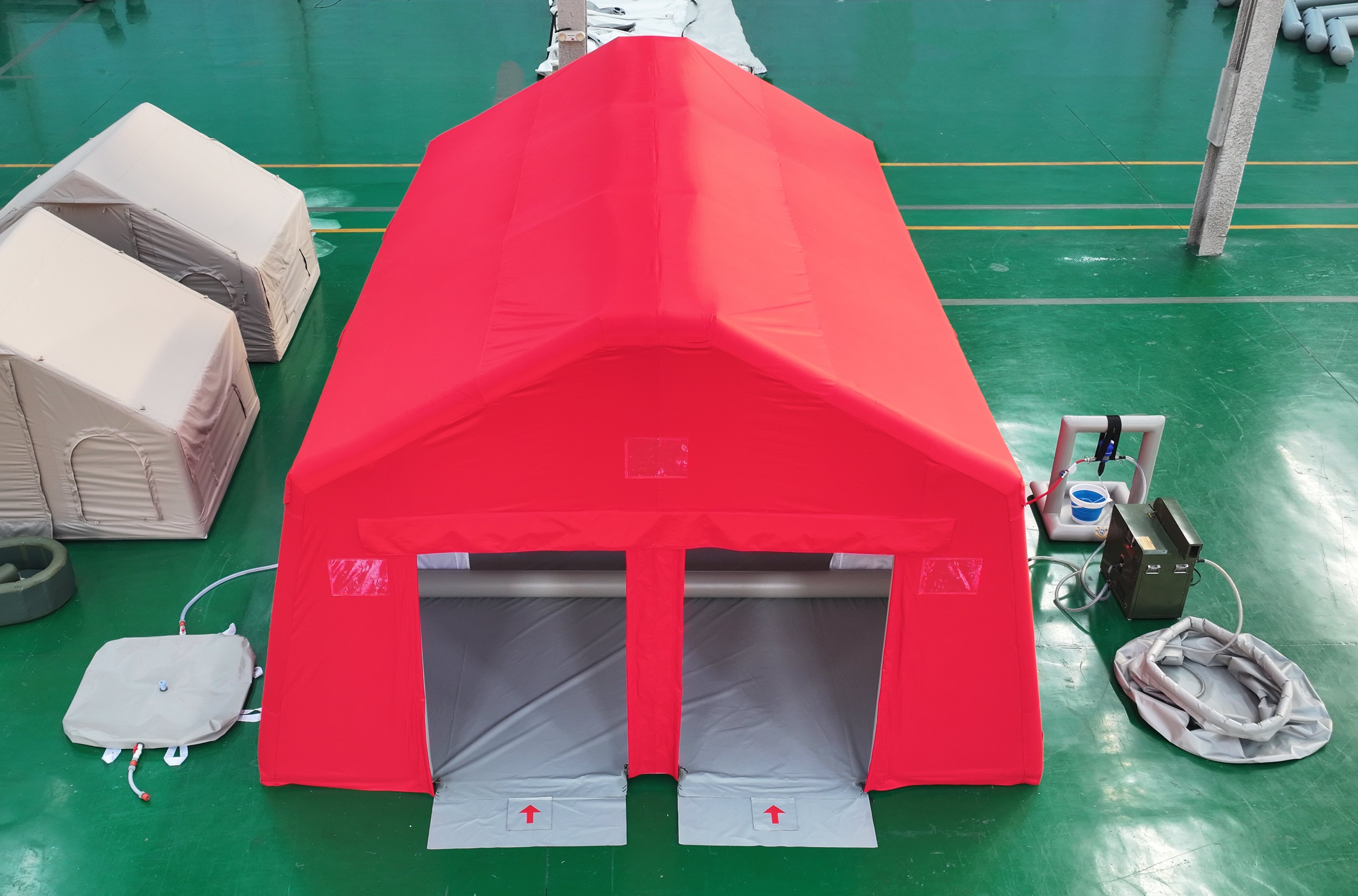 30㎡ decontamination inflatable tent overall l