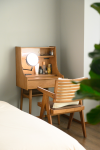 Романтический и элегантный бамбуковый столик тщеславия