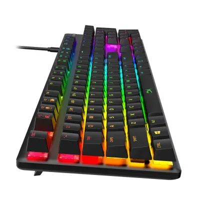 HyperX Alloy Origins - Software-Controlled Light & Macro Customization RGB LED Backlit Mechanical Gaming Keyboard