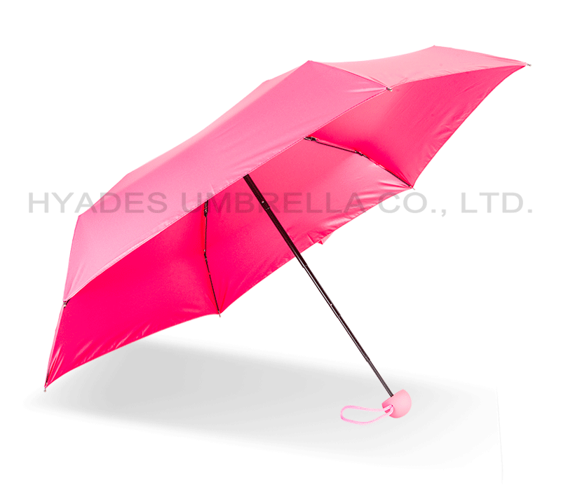 woman umbrella pink