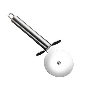 Stainless Steel Single Wheel Pizza Cutter Roller Pizza Slicer Knife