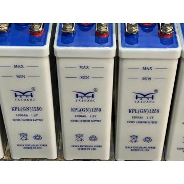 KPL1250 NICD Alkaline boleh dicas semula bateri untuk stesen grid