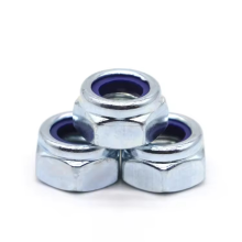 Blue white zinc Nylon Nut M20