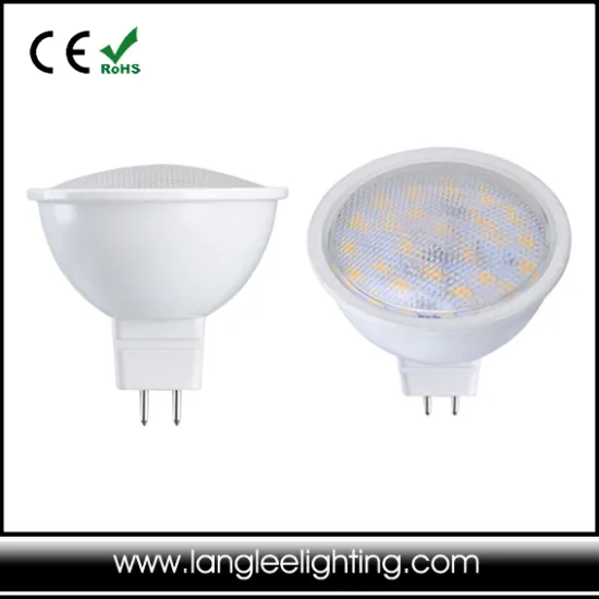 5W White Body MR16 GU5.3 LED Lamp Light Bulb