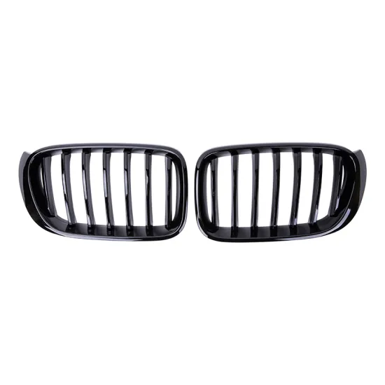 Gloss Black ABS X3 X4 Front Car Grille F25 F26 xDrive35i xDrive28i 14-17 M Style