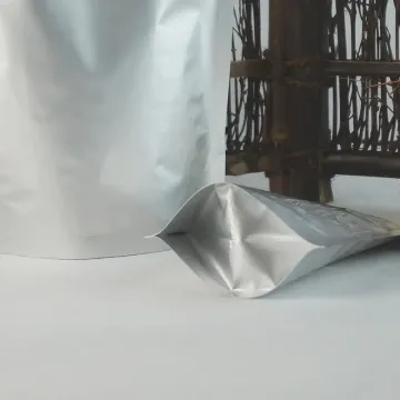 Custom printed smell proof aluminum Foil stand up coffee pouch flat bottom coffee beans packaging bags with valve and zipper