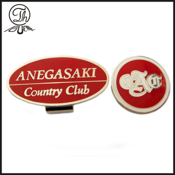 Hard enamel cool golf ball markers