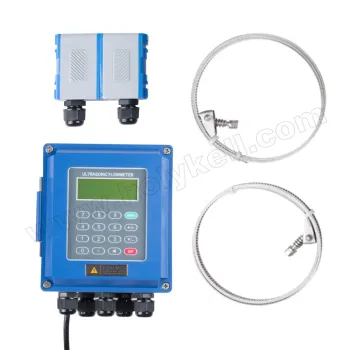 HOLYKELL Display Clamp On Portable Ultrasonic Flow Sensor