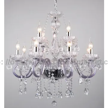 E14 led changeable crystal chandelier baccarat chandelier