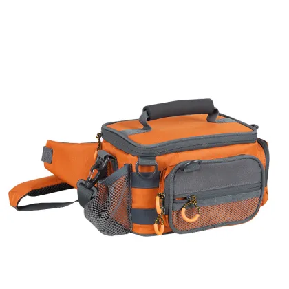Waterproof Multifunctional Outdoor Fishing Gear Bag - Shoulder & Waist Pack