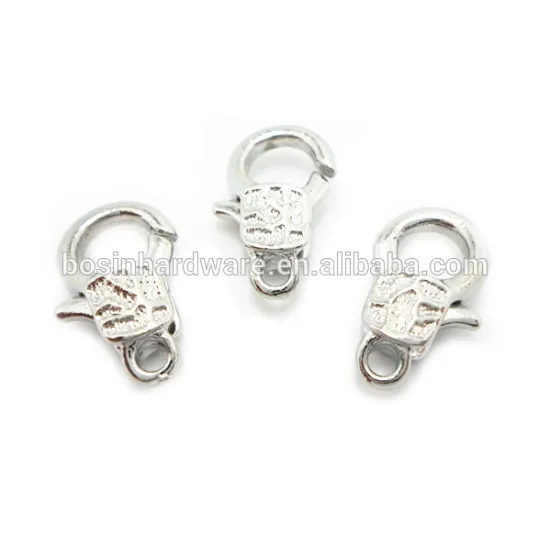 Fashion High Quality Metal Accessories Patterned Lobster Clasp