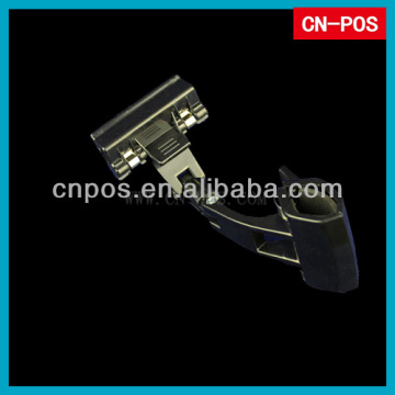 plastic flexible shopping cart clip for price label display