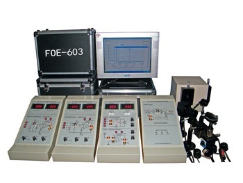 Synthesis testing experiment system of photoelectric device indentity