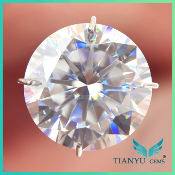 Wholesale Moissanite 9.25 hardness 8.5mm 2.5 carat round cut loose moissanite prices