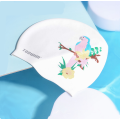 Silicone bơi thoải mái Womens bơi Cap bơi Hat