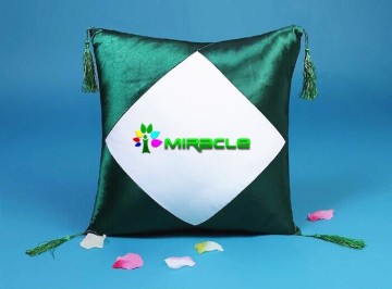 Sublimation Diamond Shape Pillow Cover,Blank Pillow Case - Green