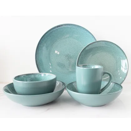 Wholesale Luxury Ceramic Reactive Glaze Dinnerware Sets