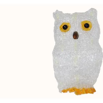 2023 New Outdoor Warm White Christmas Owl Lights for Festive Decorations