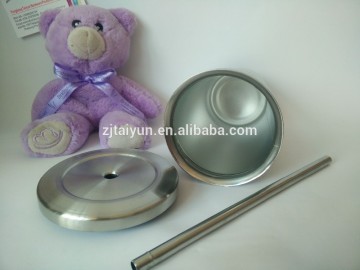 double wall stainless steel straw cup