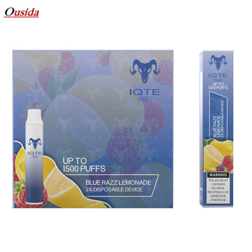 IQTE Heart 1500 Strawberry Banana Disposable Vape