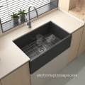 China Wholesale Modern UPC Handmade Rectangular Concrete Kitchen Sinks - Farmhouse Apron Front Step Cement Sink