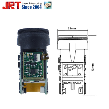 Sensor de telescopio de 1500 m binoculares pequeños TTL