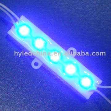5-LED Module (Super Flux, Waterproof, Blue)