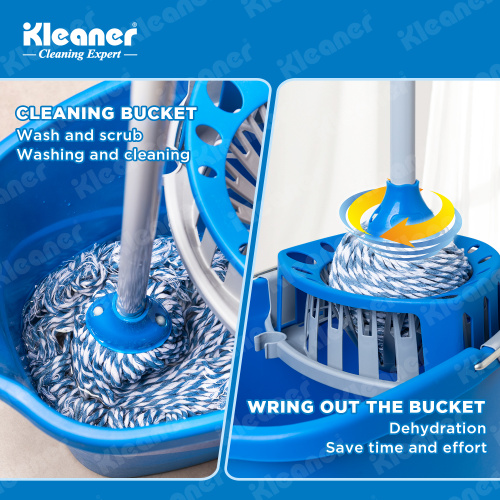 Balde de esfregão KT2412 KLEANER 15L com espremedor