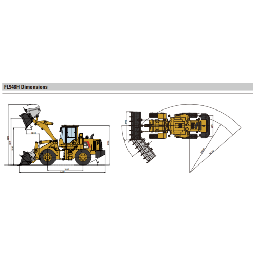 Mini Earth-Movingl Machinery Wheel Loader FL946H