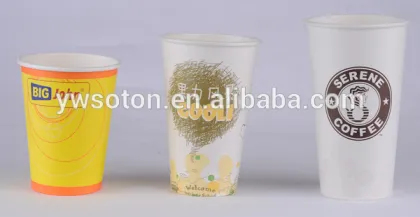 coffee cup customer design/kraft paper cup/printed disposable brown kraft paper coffee cup/Brown kraft paper cup