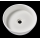 Artificial stone round countertop washbasin for cabinet