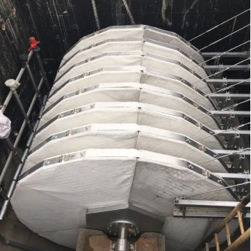 Filtro rotativo de fibra filtro de pano