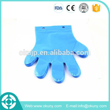 free samples disposable transparent plastic gloves
