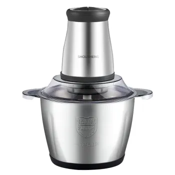 2L/3LTwo gear meat grinder blender machine stainless steel food processor garlic cooking machine electric meat grinder