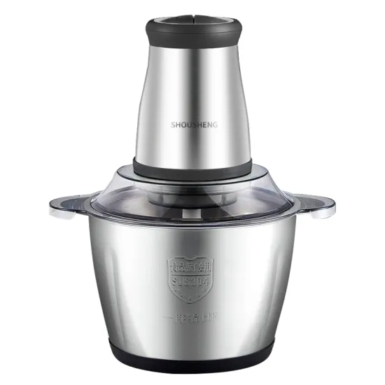 2L/3LTwo gear meat grinder blender machine stainless steel food processor garlic cooking machine electric meat grinder