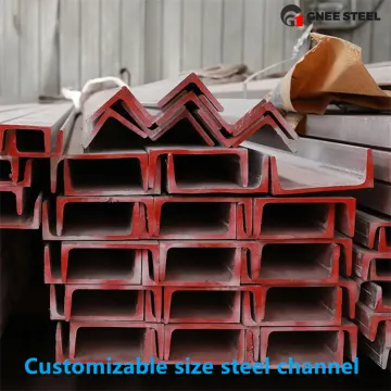 3 Inch Channel Steel 2X4 Steel Channel St52 Ms U Channel Steel 100X50X5mm for Building Construction