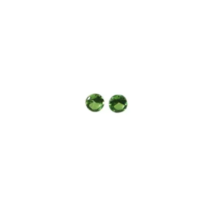 Natural Green Tourmaline Round Ring Face Green Gems