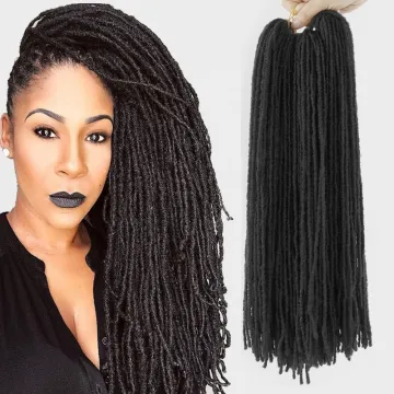 Soft Deadlocks Afro Crochet Braids Ombre Color 20 Inch Blonde Brown Bug Synthetic Hair for Women Locs Crochet Hair Sister Locs