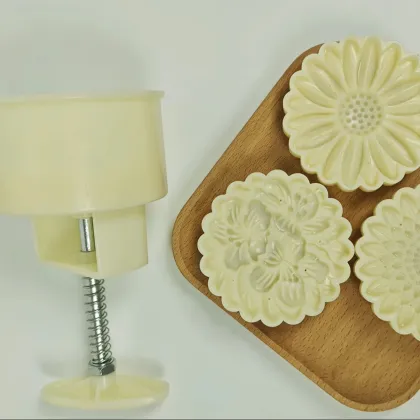 Hand Pressure Mooncake Mould - Quality Baking Tool for Pastry and Cookies