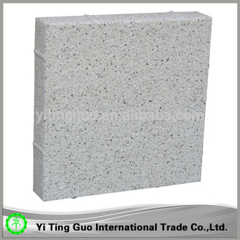 White Ceramic Plaza Tile & permeable brick ( 300x300 )