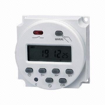 Time Switch/Enflex Auto Digital Timing Clock for Household Appliances, LED/LCD Display